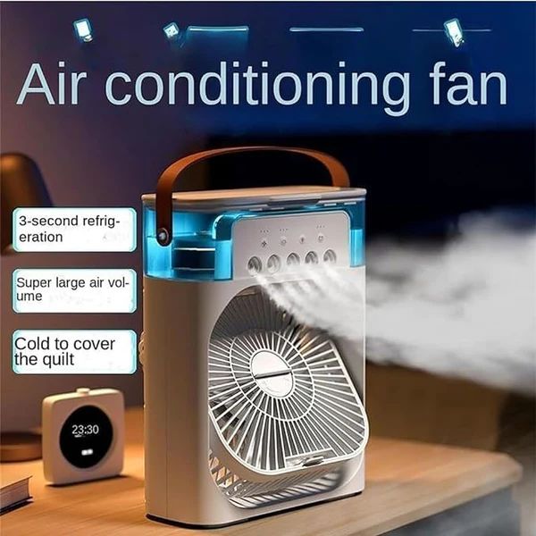 Ice Water 600ml Mini Cold Fan Cooler โ Air Purification Cooling Fan